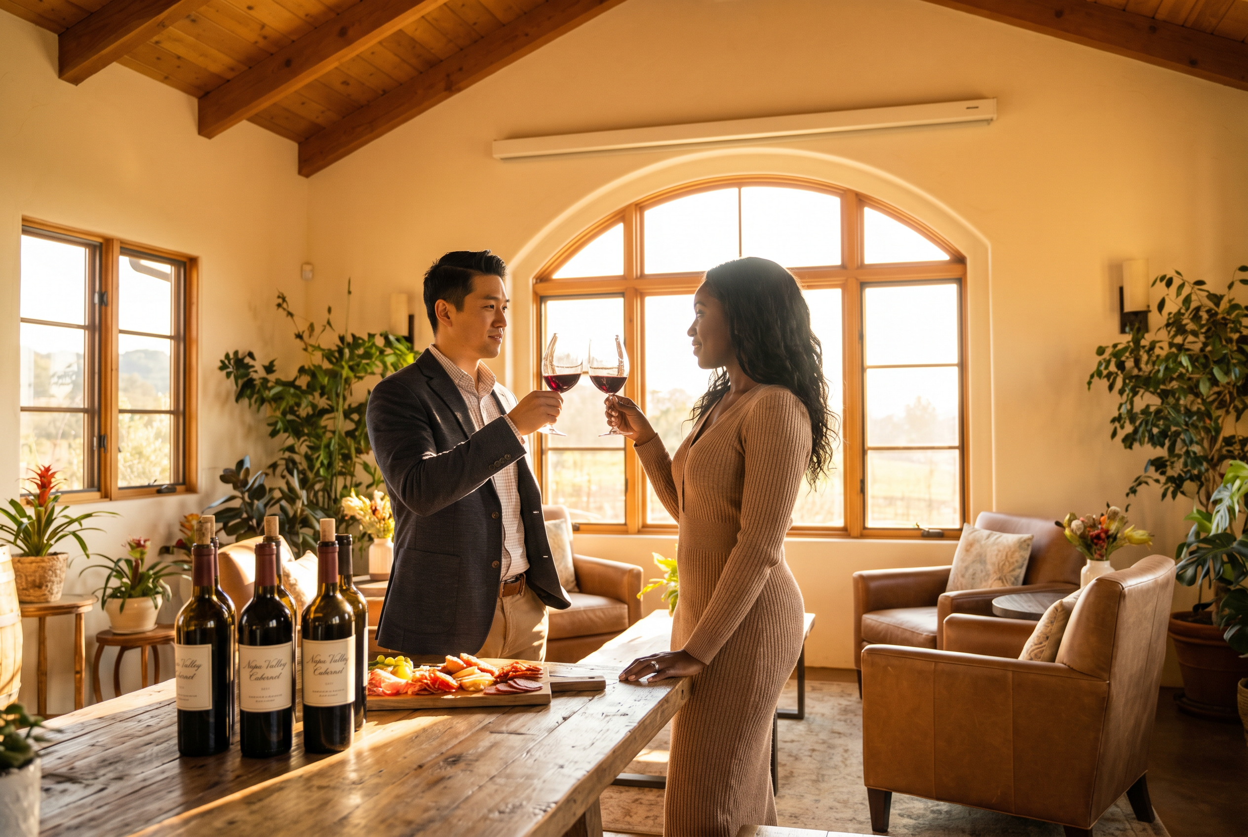 Wine tasting in California